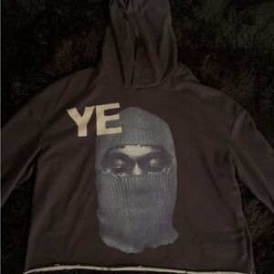 Men's Black Graphic Hoodie